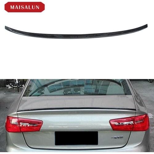 Suitable For Straight Audi A6 C7 Carbon Fiber Rear Spoiler