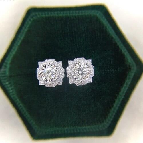 Huitan Unique Design Stud Earrings Ear Piercing Accessories for Wedding Good Quality Dazzling Earrings Womens Trendy Jewelry