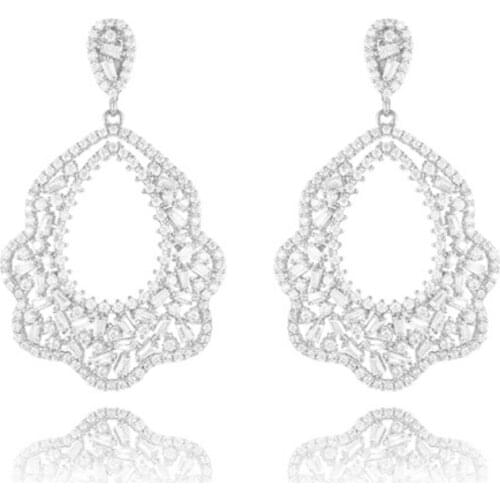 Blachette Jewelry Monaco Deisgn Romantic Fahsion Womens Bridal Wedding Engagement Party Show Dubai Dangle Earrings Accessories