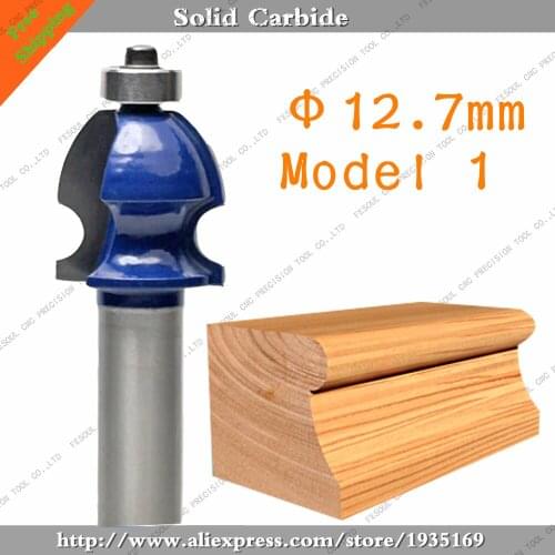 12.7mm,17pcs,Free shipping CNC Engraving Woodworking Milling Cutter,Solid carbide End Mill,cabinet,cupboard,door Router Bit