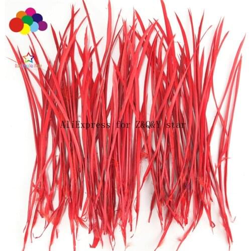 50-200 goose monofilament feather 15-20CM dyed big red DIY craft accessories feather
