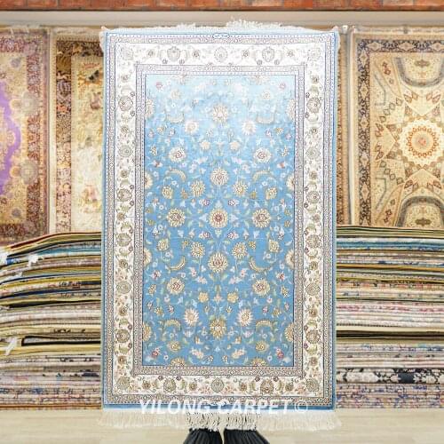 Yilong 2.5'x4' Hereke silk carpet exquisite turkish oriental silk rug (HF161B)