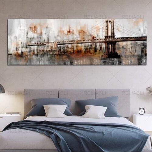Abstract Venice City of Water Resort Boats Buildings Oil Painting Canvas Poster Print Cuadros Wall Art Pictures For Living Room