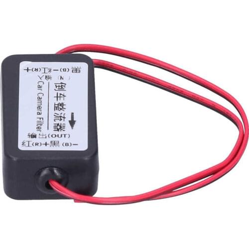 Adapters Sockets accesorios automovil 12V Backup Camera Rectifier Power Relay Capacitor Filter Anti-Interference for Rear View