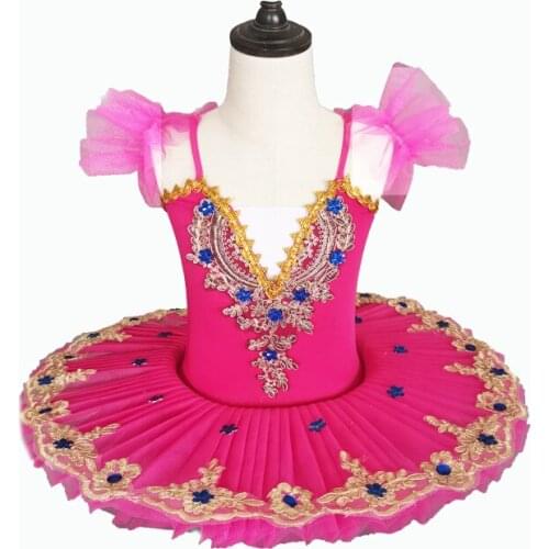 Free Shipping 2020 new ballet skirt girls performance dress childrens pompous skirt dance dress dress
