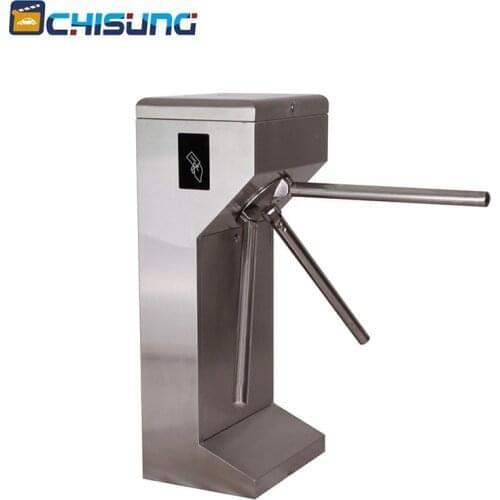 Factory Electric Semiautomatic Waist High Turnstiles vertical tripod turnstile barrier gate