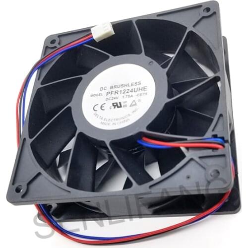 Brand New PFR1224UHE -CE75 DC24V 1.75A 3-wire Square Cooling Fan