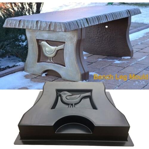 Plastic Concrete Bench Leg Mould Bird Shaped Stepping Stone Mould for Patio