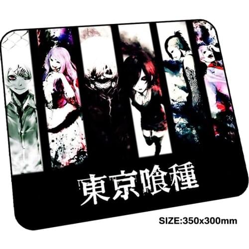 Tokyo Ghoul mousepad gamer 350x300x3mm gaming mouse pad Mass pattern notebook pc accessories laptop padmouse cute ergonomic mat