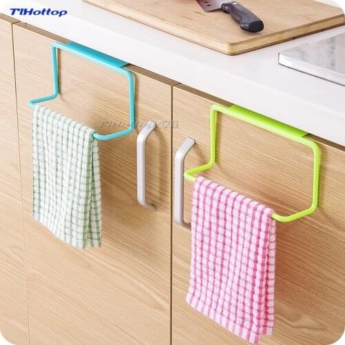 Sponge Cupboard Kitchen Hanging Towel Holder Cabinet Bathroom Organizer Storage Rack