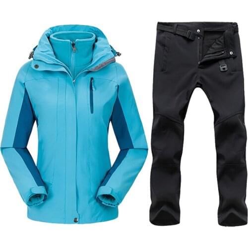 Plus Size women Skiing Ski-wear Waterproof Hiking Outdoor jacket Snowboard jacket Ski suit men Large Size Snow jackets