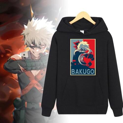 My Hero Academy Anime Midoriya Izuku Fashion Pullover Sweater Todoroki Shouto Childrens Sports Jacket Adult Long Sleeve Sweater