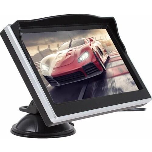 5 Inch TFT LCD Color Display Car Rear View Monitor Car Rear View Backup ReverseTwo Video Inputs For Car Rearview