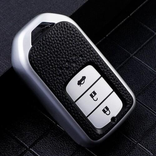 Soft TPU Car Remote Key Case Cover For Honda CivIc HRV CRV XRV Crider Odyssey 2015-2018 Fit Freed Carbon Protection Shell