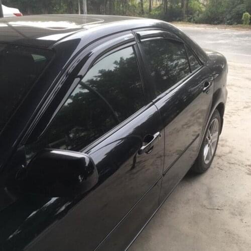 For Mazda 6 Window Visor 2003-2013 First Generation Mazda 6 Side Sun Rain Protection Shield Exterior Body Decoration Accessories