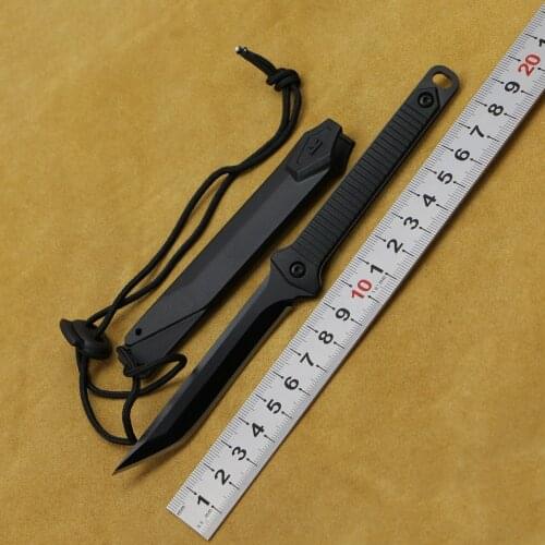 OEM KS4008 outdoor nylon sheath knife nylon handle 8CR13MOV steel blade Camping Hunting Fishing EDC Tactical fruit knives Tools