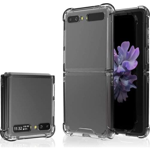 Crystal Clear Case for Samsung Galaxy Z Flip 3 5G Transparent Case All-inclusive Explosion Proof Cover for Galaxy Z Flip 5G Case