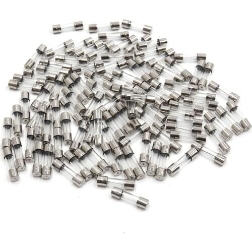 Uxcell 100pcs 5 x 20mm 10A Universal Fast Blow Type Glass Tube Fuse for Car Vehicle