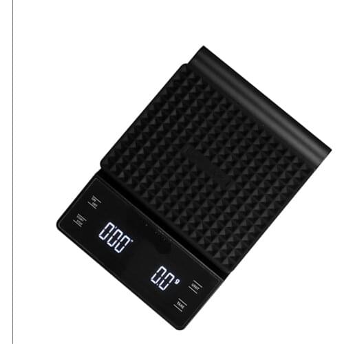 3kg/0.1g Drip Coffee Scale With Timer Portable Electronic Digital Coffee Weight Household Drip Scale Timer LCD Electronic Scale