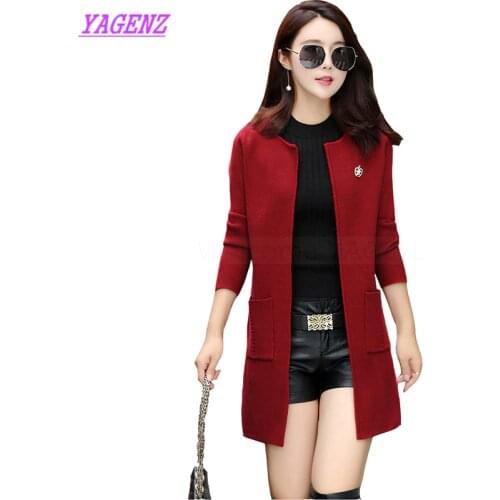 Женские кардиганы больших размеров YAGENZ China At AliExpress