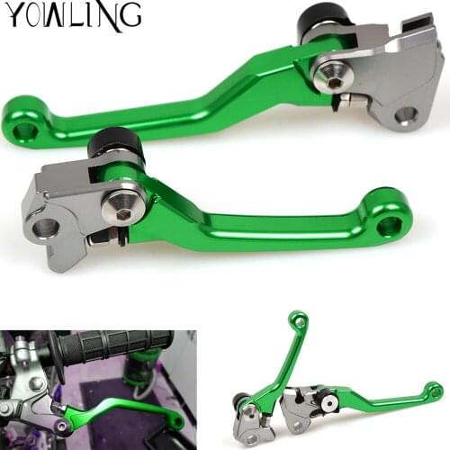 YOWLING Dirt bike Pivot Brake Clutch Levers Foldable Handbrake For Kawasaki KX250 KX 250 KX450F KX250F KDX250SR KDX125SR KX65