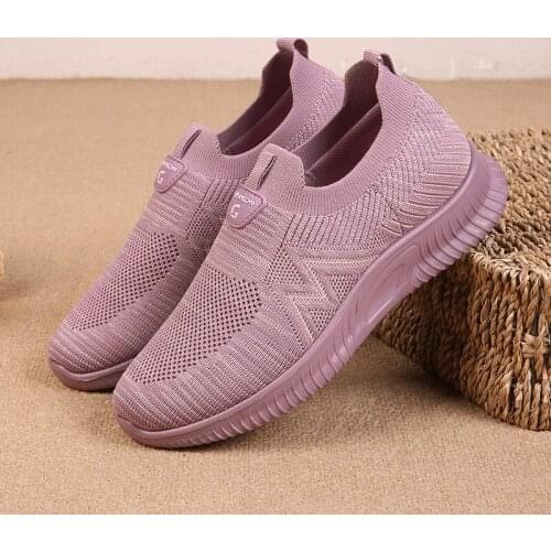 2020 Mesh Women Sneakers Breathable Women Flat Shoes Lightweight Casual Shoes Ladies Deportivas Mujer Chaussures Femme