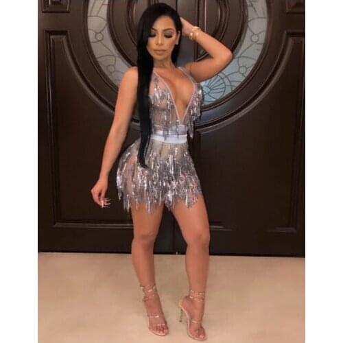 Womens Sheath Dress Short Mini Dress Black Red Light Brown Gold Silver Sleeveless Solid Color Backless Sequins Mesh Summer Hot