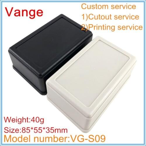 1pcs/lot mold shell enclosure 85*55*35mm ABS plastic instrument housing footpad included for mixer apparatus product