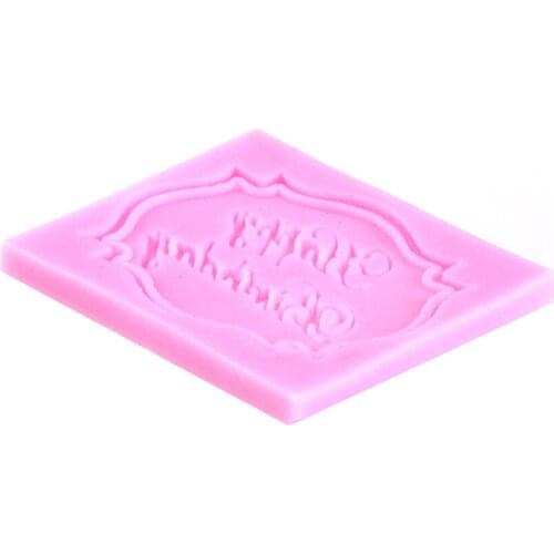 1Pc cake mold silicone mold chocolate baking utensils fondant cake decoration Tools 6.8*5.5*0.5cm