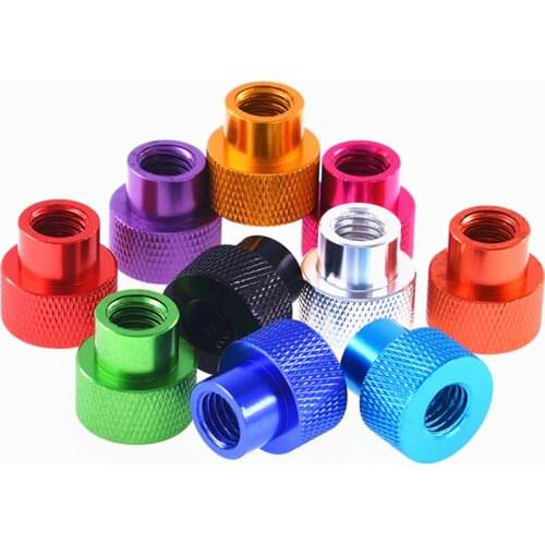 10pcs M3 M4 M5 M6 M8 Knurled Aluminum Thumb nut Frame Hand Tighten Flange nut aluminum alloy Hand nuts 10 colors