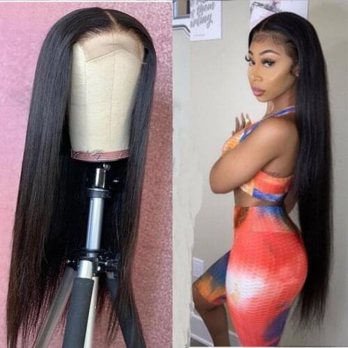 180 Density Hair Straight Hair Lace Front Human Hair Wigs Women 13*6 Lace Frontal Wig Remy Peruvian Wig Pre Plucked Hairlin