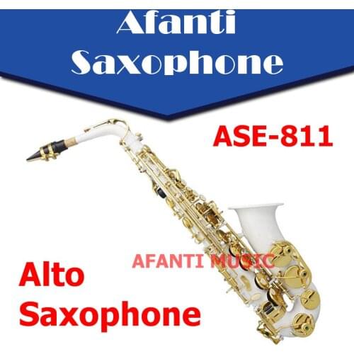 Afanti Music Eb tone / Nickel Plated Eb Alto Saxophone (ASE-811)