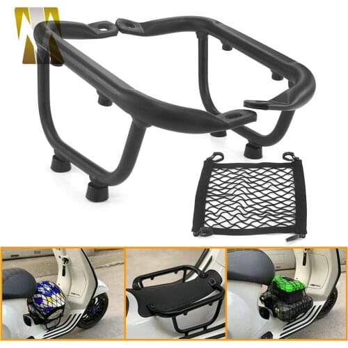 Motorcycle Luggage Holder Mesh Package Footboard Bracket Accessories For Vespa Sprint Primavera 125 150 2013-2017 2018 2019 2020