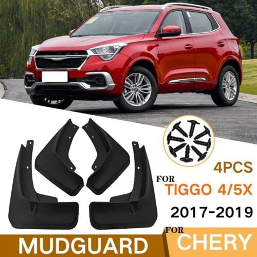 4 PCS Mudflap For CHERY Tiggo 4 5X 2017-2019 Front Rear Car Fender Mud Flaps Guard Splash Flap Mudguards Accessories
