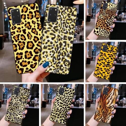 Fashion Tiger Leopard Phone Case for Samsung S20 plus Ultra S6 S7 edge S8 S9 plus S10 5G lite 2020