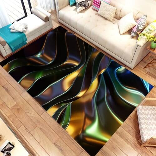 Colored Reflections, Abstract Rug, 3d Print Rug, Modern Rug,Home Decor Carpet,For Living Room Rug,Area Rug, Non Slip Rugs