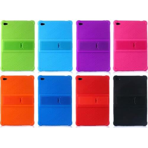 Kids Child safe silicon back Case For Huawei MediaPad M5 lite 10 BAH2-W19/L09/W09 10.1 inch Tablet Silica gel stand cover +pen