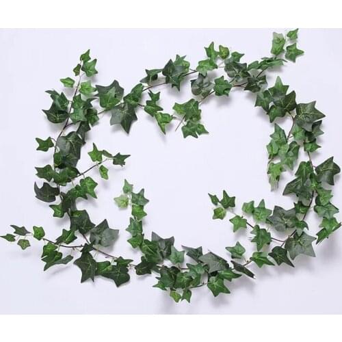 Artificial Plant Green Leaf Ivy Wall room Decoration Fake Plants Wedding simulation green Plastic Vine Indoor artificial plants
