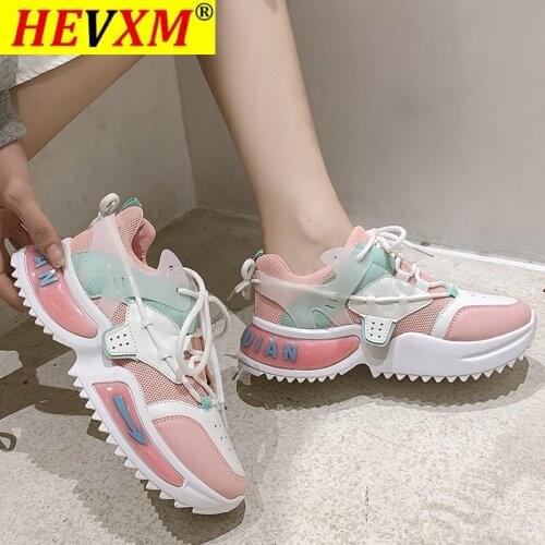 Women Platform Shoes White New Fashion Designers Sneakers Ladies Leather Shoes Casual Sports Shoes Female Tenis Feminino