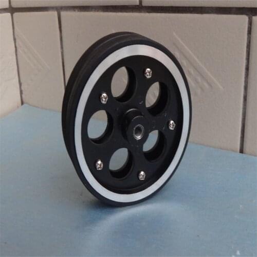 95mm Aluminum Alloy Wheel (widened Wheel 28mm Wide) Intelligent Car Wheel Large Load For Diy Robot Smart Car Model