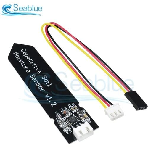 3.3-5.5V Capacitive Soil Moisture Sensor Module Not Easy to Corrode Wide Voltage Wire Corrosion Resistant W/ Gravity For Arduino