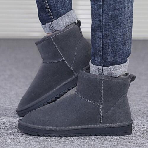 Mens Winter Snow Boots Botas De Nieve Bota Neve Snowboots Kar Botu Botines Hombre Boot Men Shoes High Top Booties Ankle Unisex