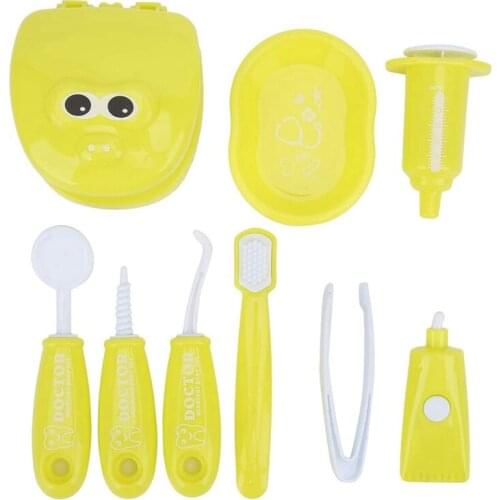 Kit for Kids Dentist Toy 9Pcs Dentist Tools Children Pretend Play Toy for Classroom School