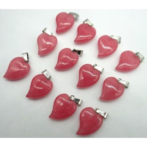 Natural Stone lapis aventurine Opal tiger eye Quartz Crystal Talismans pendant for diy Jewelry making necklace Accessories12pcs