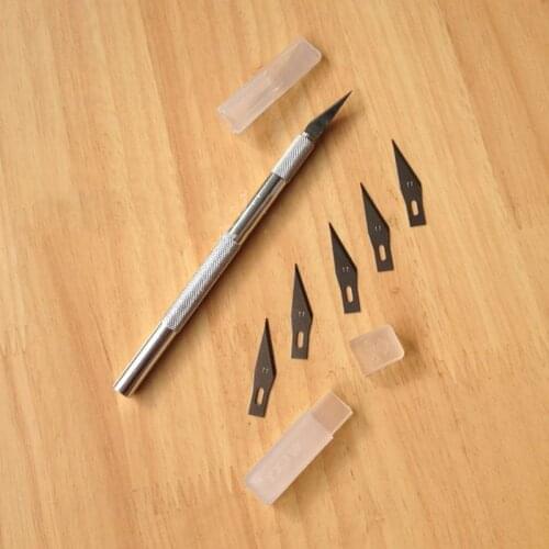 1 Pcs Stainless Steel Silver Carver Penknife Sculpture Tool Soft Clay Making Puppet Pottery DIY Accessories