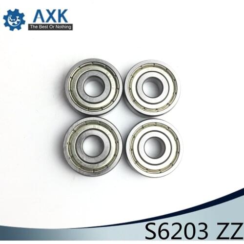 S6203ZZ Bearing 17*40*12 mm ( 10PCS ) ABEC-1 S6203 Z ZZ S 6203 440C Stainless Steel S6203Z Ball Bearings