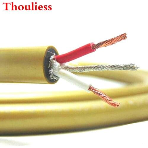 Thouliess HIFI Cardas HEXLINK GOLDEN 5C Grade Fever HI-END Audio Cable RCA Interconnector Cable