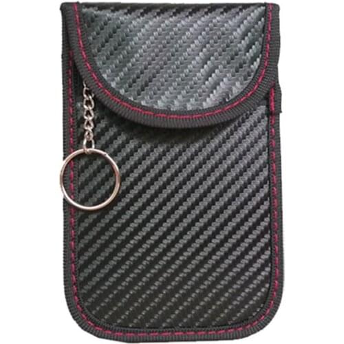 Shield Car Key Fob Signal Blocking Pouch Bag Anti-scanning RFID Electromagnetic Shielding Key Bag Car Accessories
