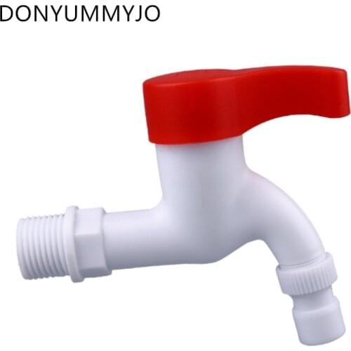 1pc Plastic Bibcocks 1/2" For Washing Machine Outdoor Faucet Bathroom Accessories Wash Basin Water Tap
