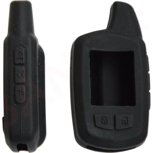 2pcs Silicone Case for BANVIE 2 way motorcycle alarm system Remote Control Key Fob Chain